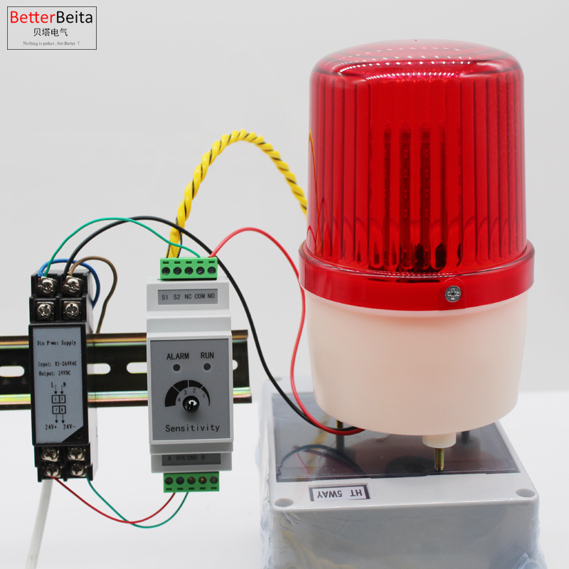 Water Leak Detector Wired - 1 takım Din sıvı su kaçak