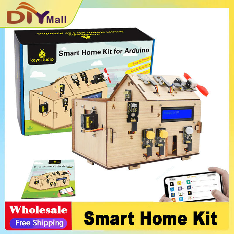 Home Automation Diy Projects - Keyestudio Akıllı IoT Ev Kiti, PLUS