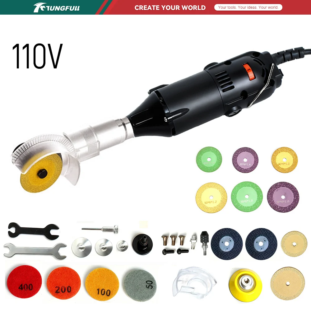 Diy Automation - TUNGFULL 110V Mini Açı Öğütücü Elektrikli
