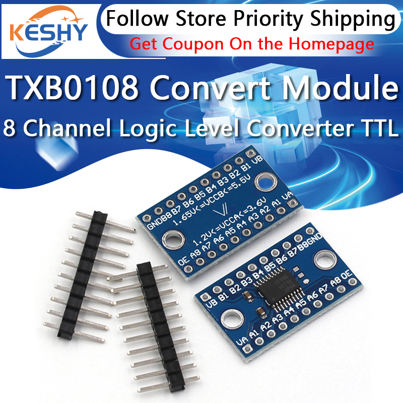 Level Shifter 3.3V - 3.3 V 5 V TXS0108E 8