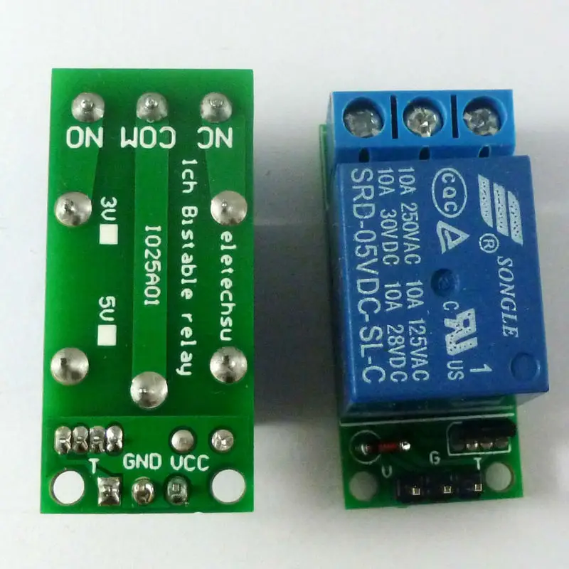 Home Automation With Arduino - Flip-Flop Mandalı Röle Modülü Bistable Kendinden
