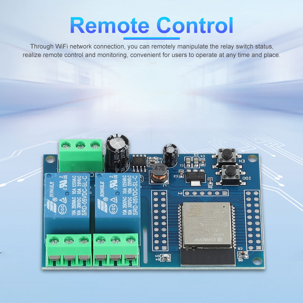 Relay 8 Channel Board - ESP32 WIFI Bluetooth uyumlu BLE Röle