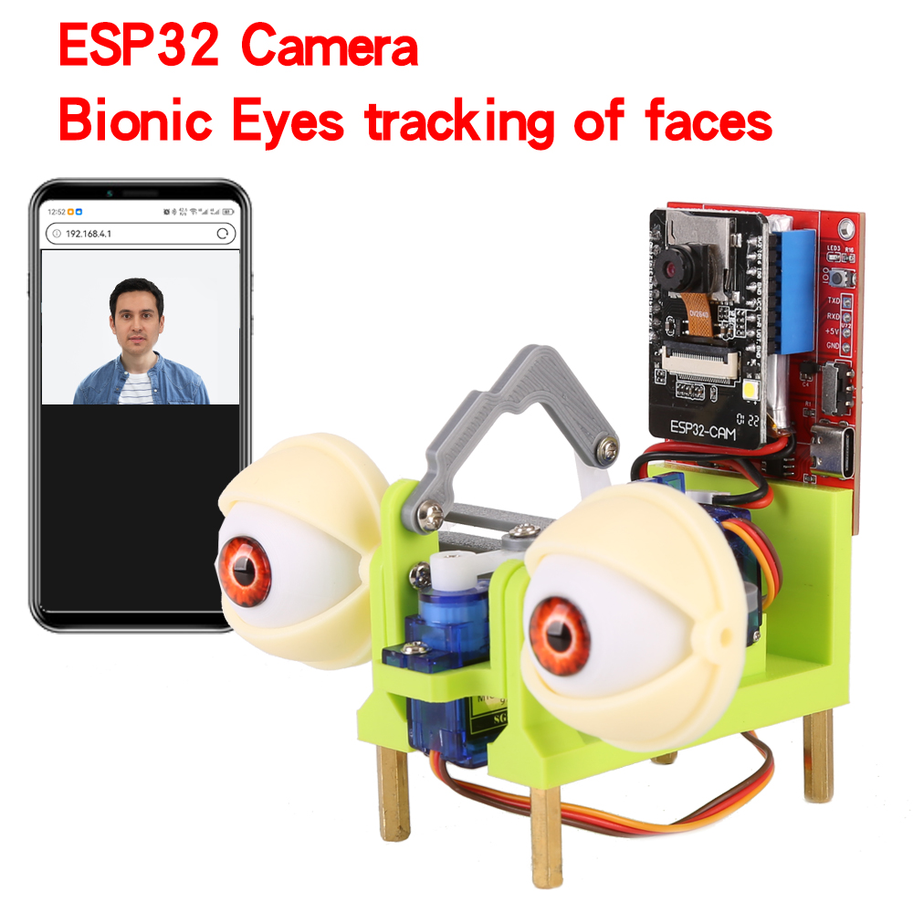 Diy Automation - WatchEye ESP32 Kamera Biyonik Gözler Yüzlerin