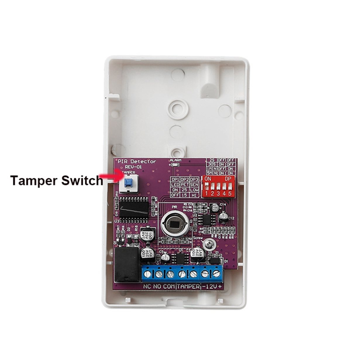 Motion Sensor Pir Wired - AA80 12V Kablolu Pasif İç Mekan