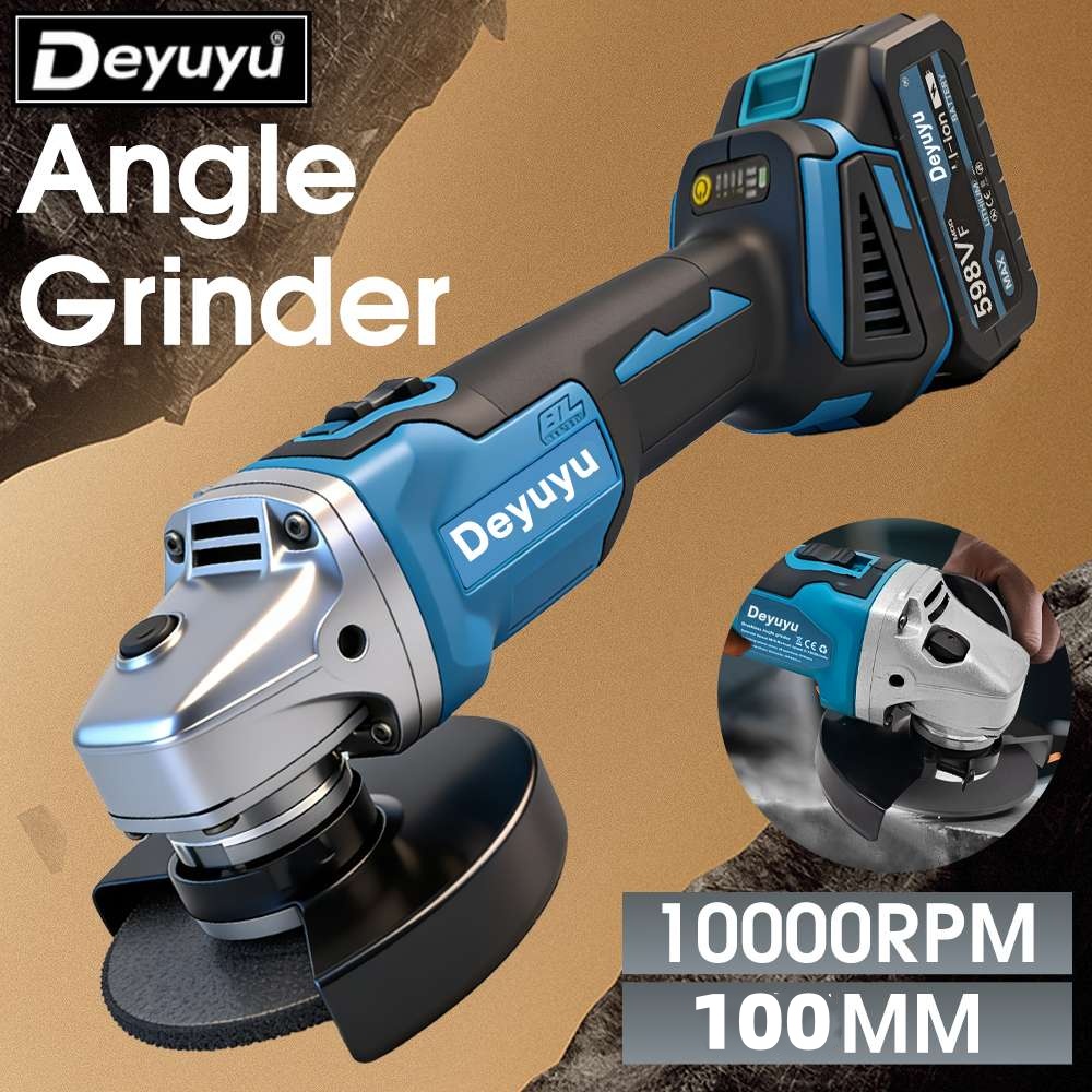 Diy Automation - 100mm Şarj Edilebilir Açılı Taşlama Makinesi