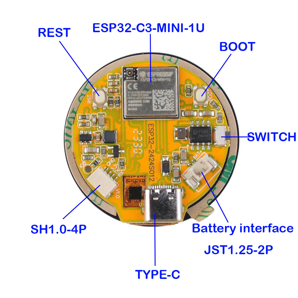 ESP32 ekran 1.28 inç ESP32-C3  - Home Automation Industry incelemesi ve fiyatı