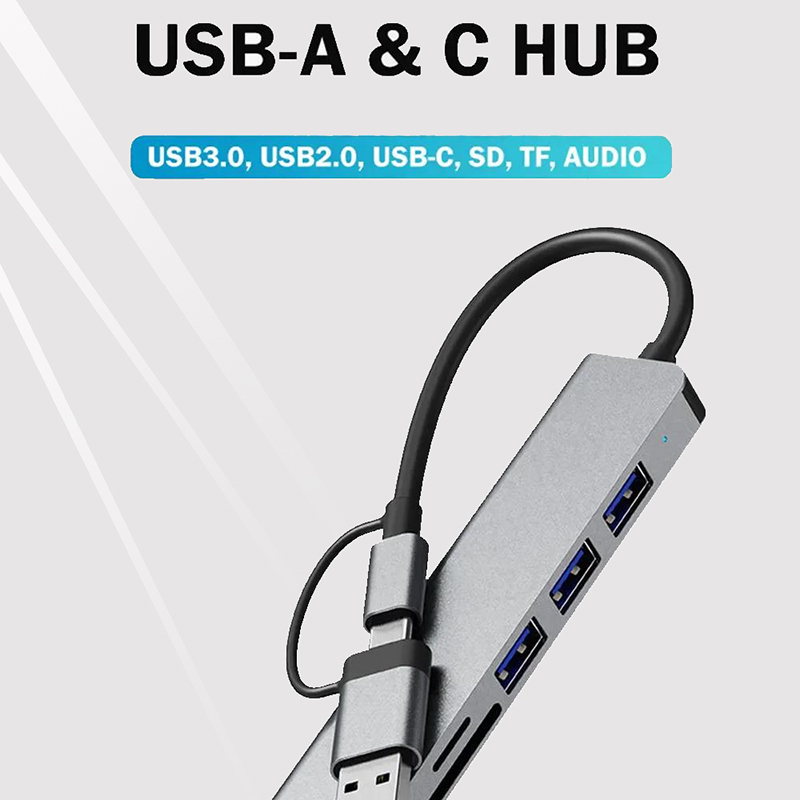 Tip C Hub USB Çoklayıcı 8'i 1  - Home Assistant Sd incelemesi ve fiyatı