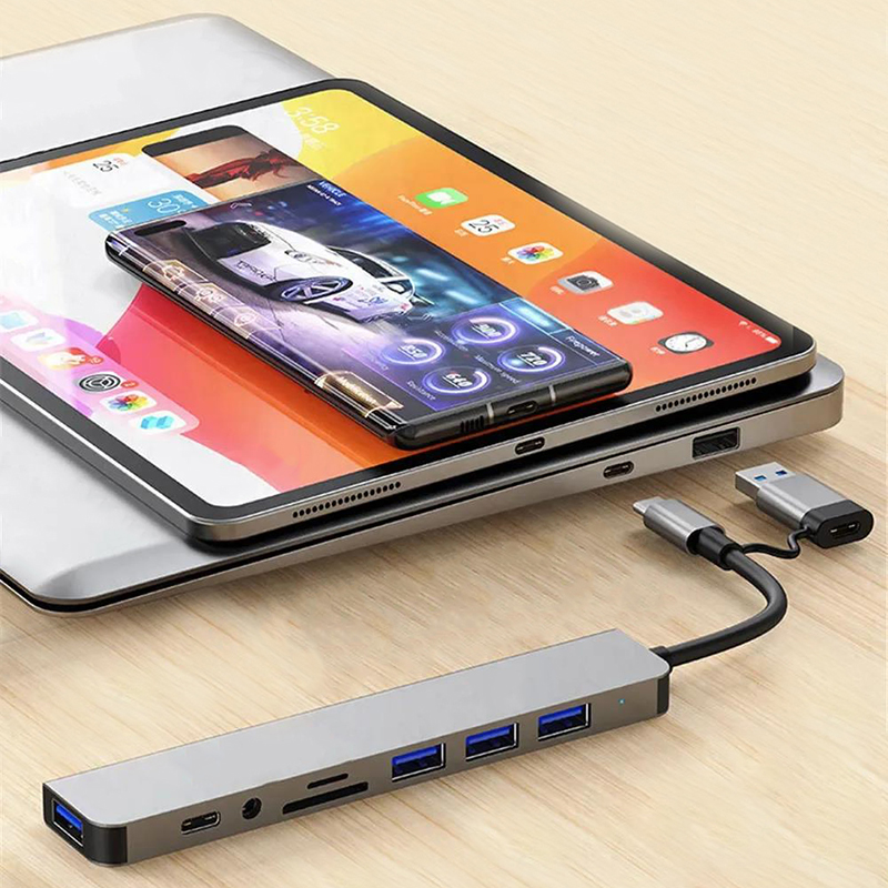 Tip C Hub USB Çoklayıcı 8'i 1  - Home Assistant Sd incelemesi ve fiyatı