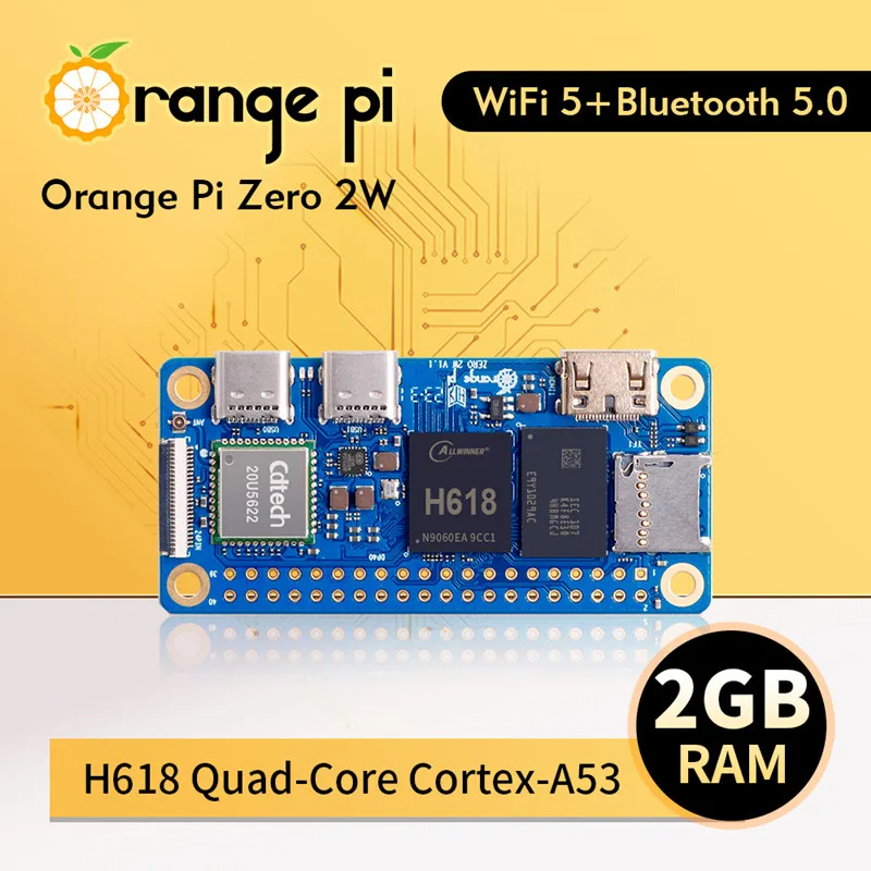 Orange Pi Zero 2 W 2 GB RAM DD - Pi Zero W Board incelemesi ve fiyatı