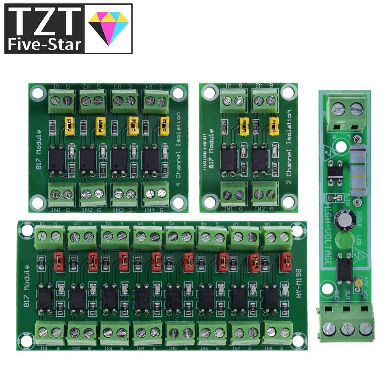 PC817 1 2 4 8 Kanal Optocouple - Relay 8 Channel Board incelemesi ve fiyatı