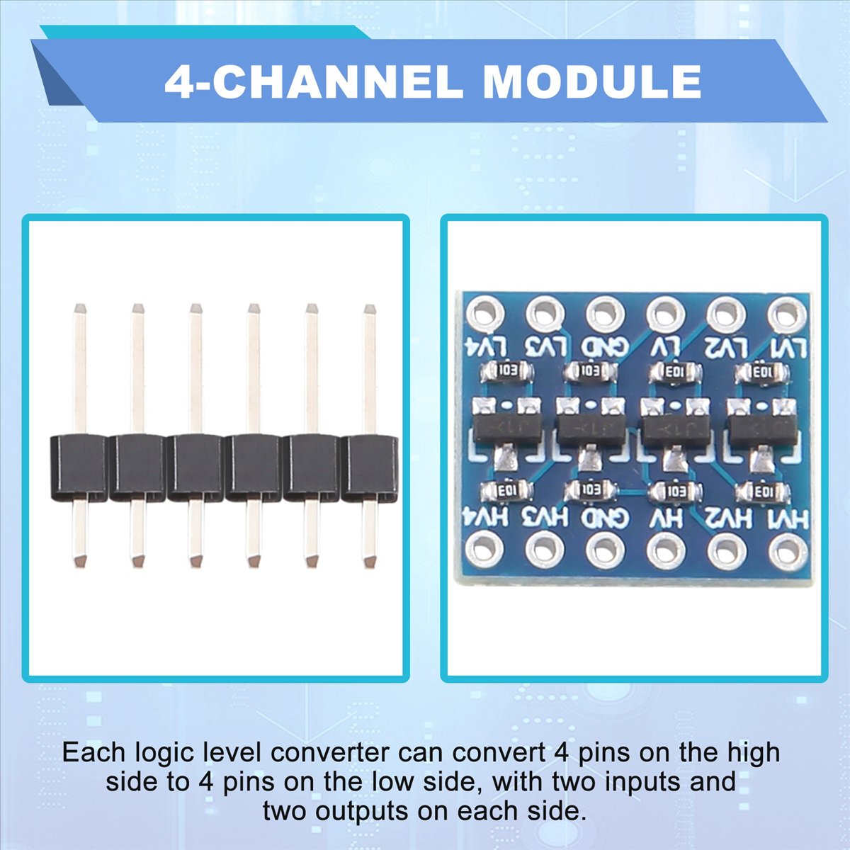 AT42 10 Adet 4 Kanallı IIC Loj - Level Shifter 3.3V incelemesi ve fiyatı