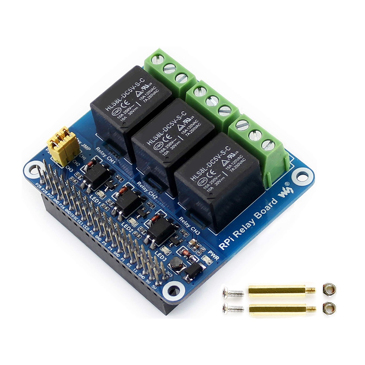 Waveshare 5V 3 Kanallı Röle Mo - Pi Zero W Board incelemesi ve fiyatı