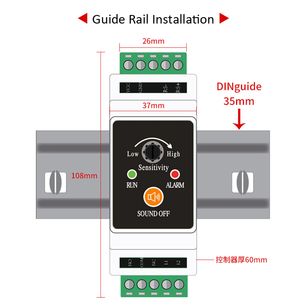 5/10/15/20/30M kablo RS485 röl - Water Leak Detector Wired incelemesi ve fiyatı