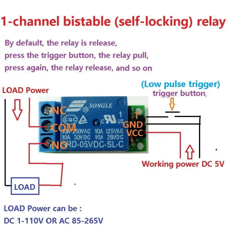Flip-Flop Mandalı Röle Modülü  - Home Automation With Arduino incelemesi ve fiyatı