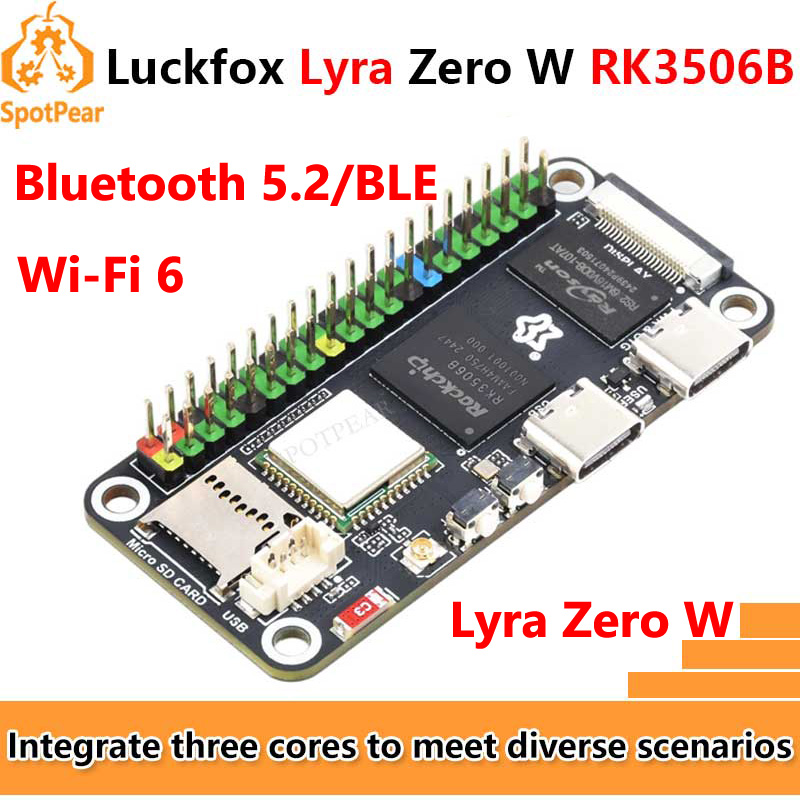 Luckfox Lyra Zero W RK3506B Ro - Pi Zero W Board incelemesi ve fiyatı