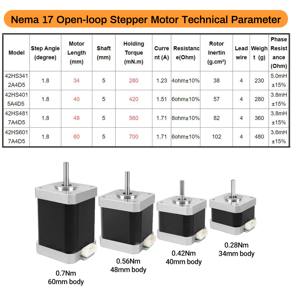 Nema17 Step Motor 42 Motor 4-L - Diy Automation incelemesi ve fiyatı