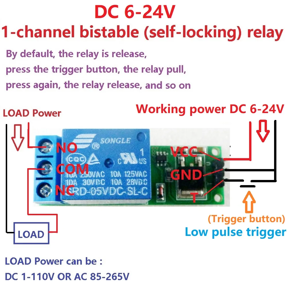 DC 6V 9V 12V 24V Flip-Flop Man - Home Automation With Arduino incelemesi ve fiyatı