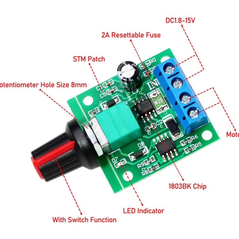 DC Motor Hız Kontrol Cihazı 1. - Level Shifter 3.3V incelemesi ve fiyatı